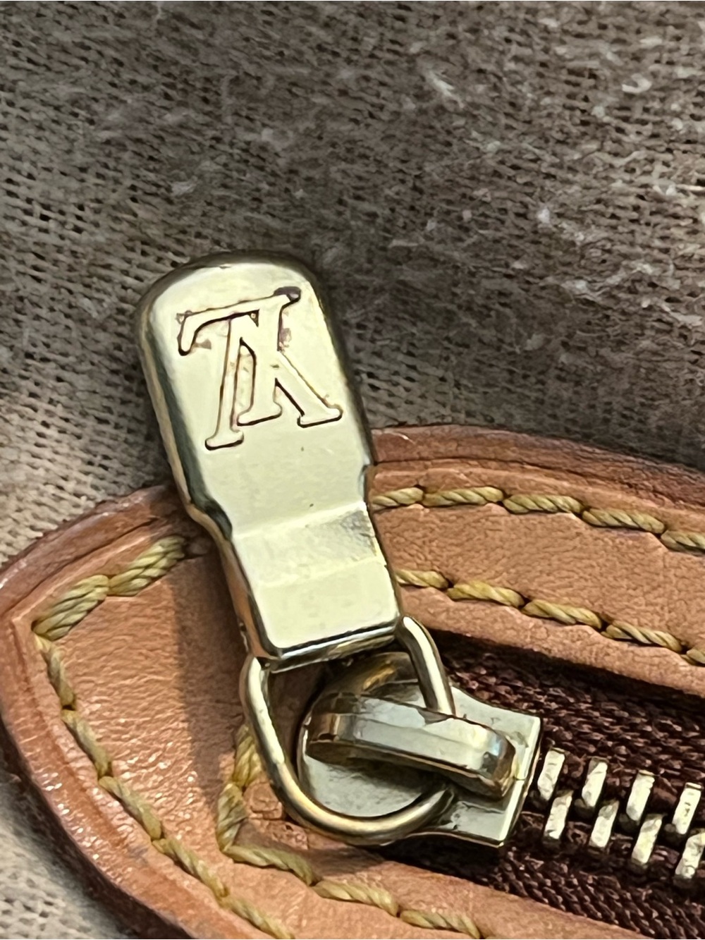 Louis Vuitton Monogram Canvas Duffel with Tan Leather Trim - Picture 7 of 11